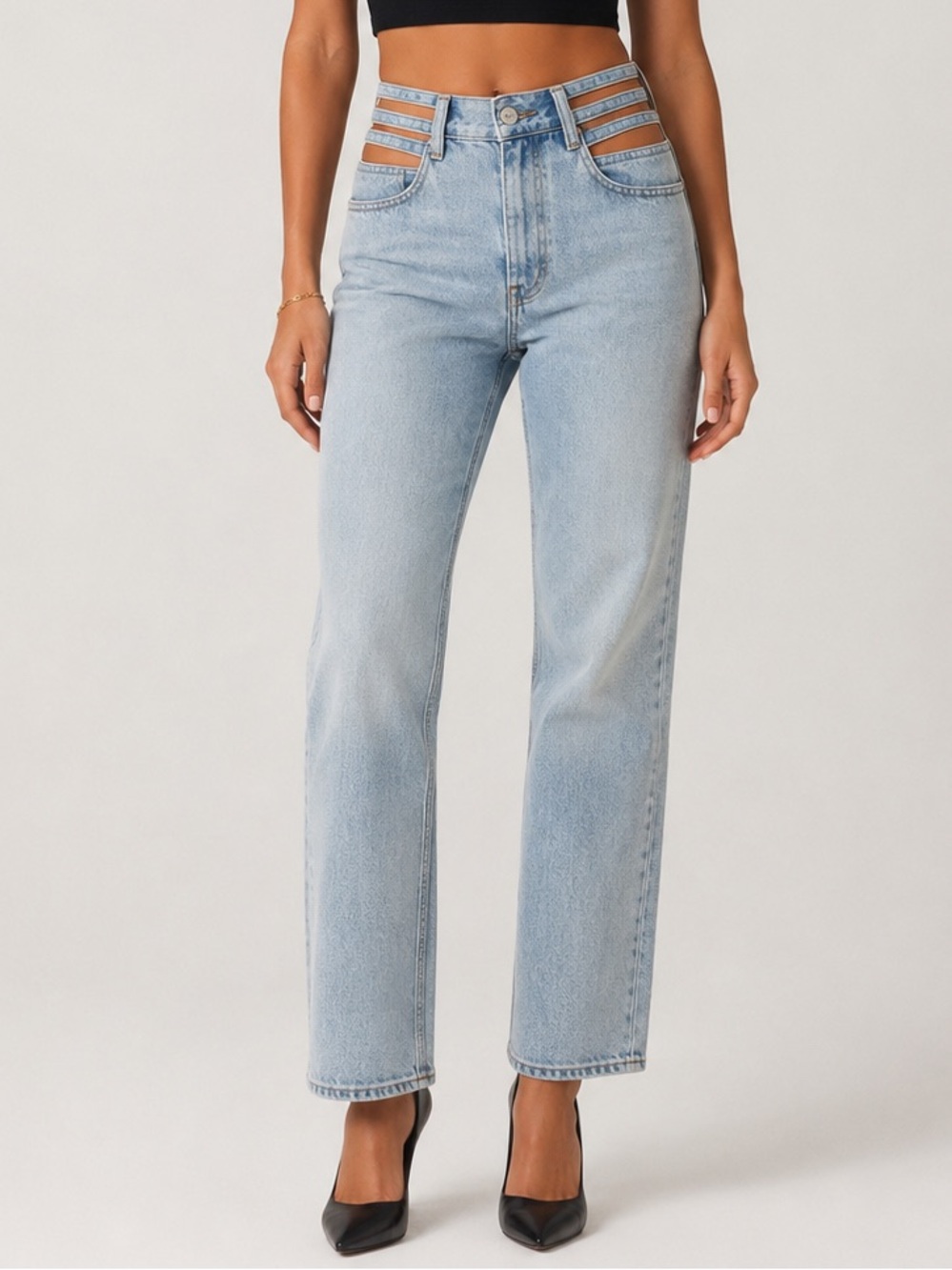 3x1 NYC Mimi Cuttrell Cutout Jeans – Size 25